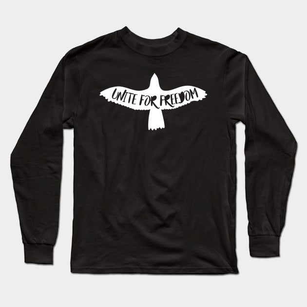 'United For Freedom' Human Trafficking Shirt Long Sleeve T-Shirt by ourwackyhome